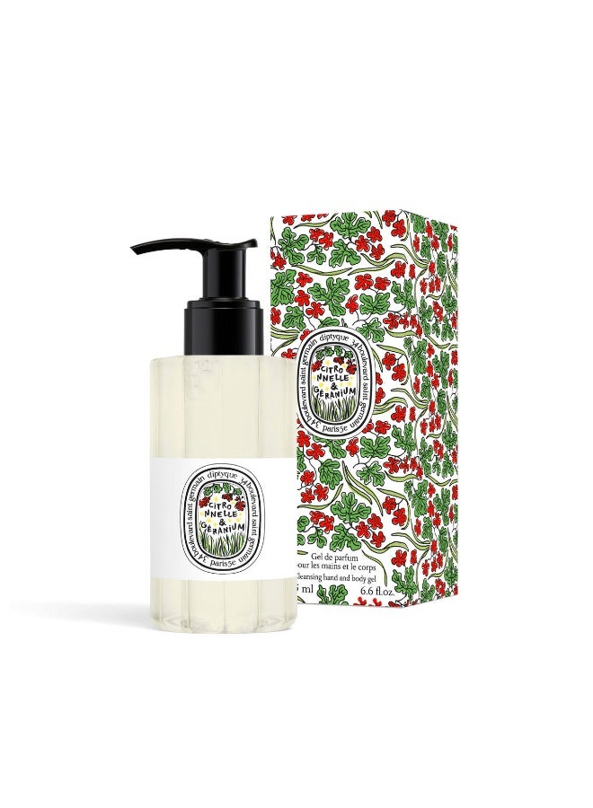 Diptyque Citronnelle & Geranium Cleansing Hand & Body Gel 200ml - Image 2